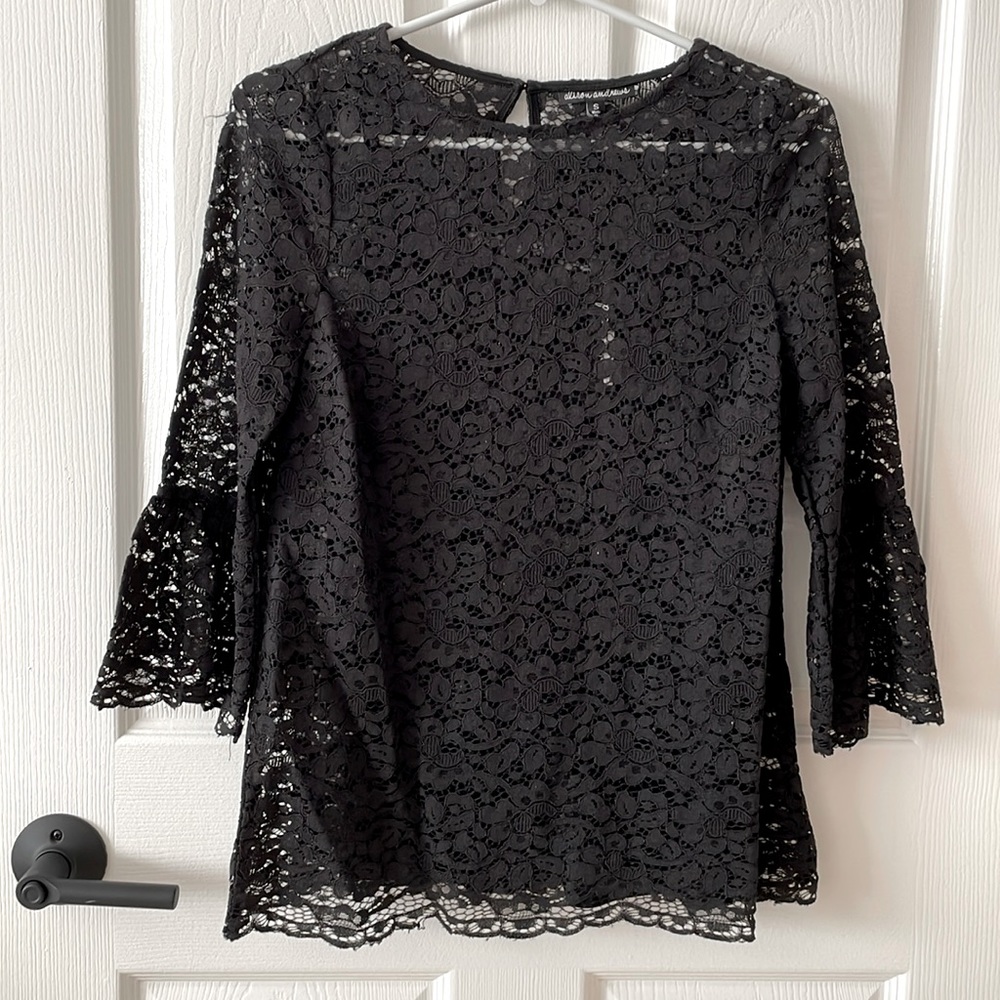 Alison Andrew’s lace top